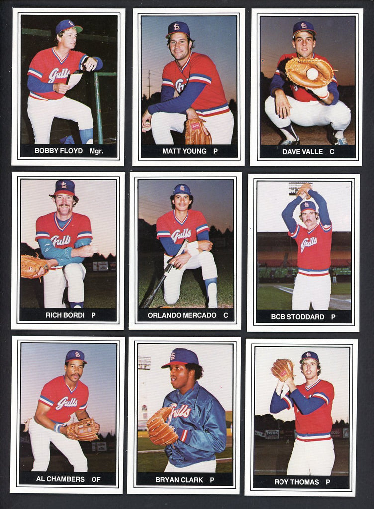 1982 TCMA Salt Lake City Gulls Complete Set Matt Young 543519