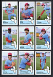 1982 Fritsch Springfield Cardinals Complete Set Danny Cox 543521
