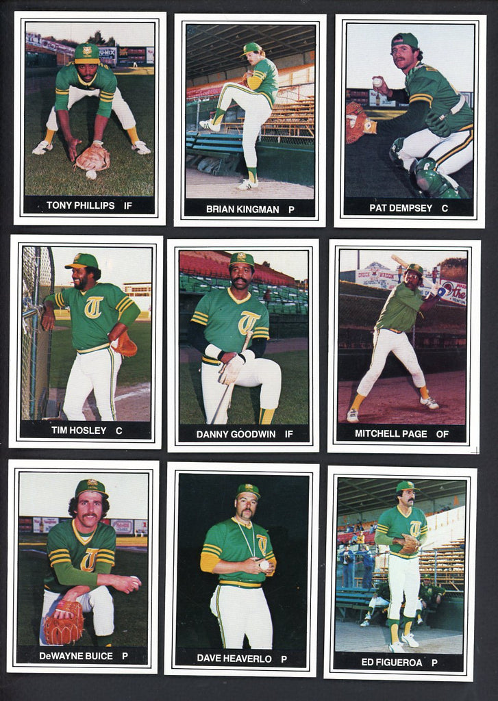 1982 TCMA Tacoma Tigers Complete Set Tony Phillips 543522