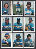 1982 TCMA Tidewater Tides Complete Set Ron Darling 543523