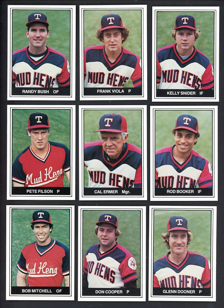 1982 TCMA Toledo Mud Hens Complete Set Frank Viola 543524