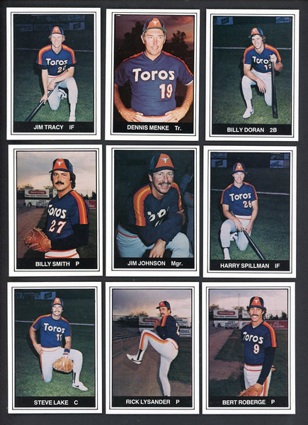 1982 TCMA Tucson Toros Complete Set Bill Doran 543525