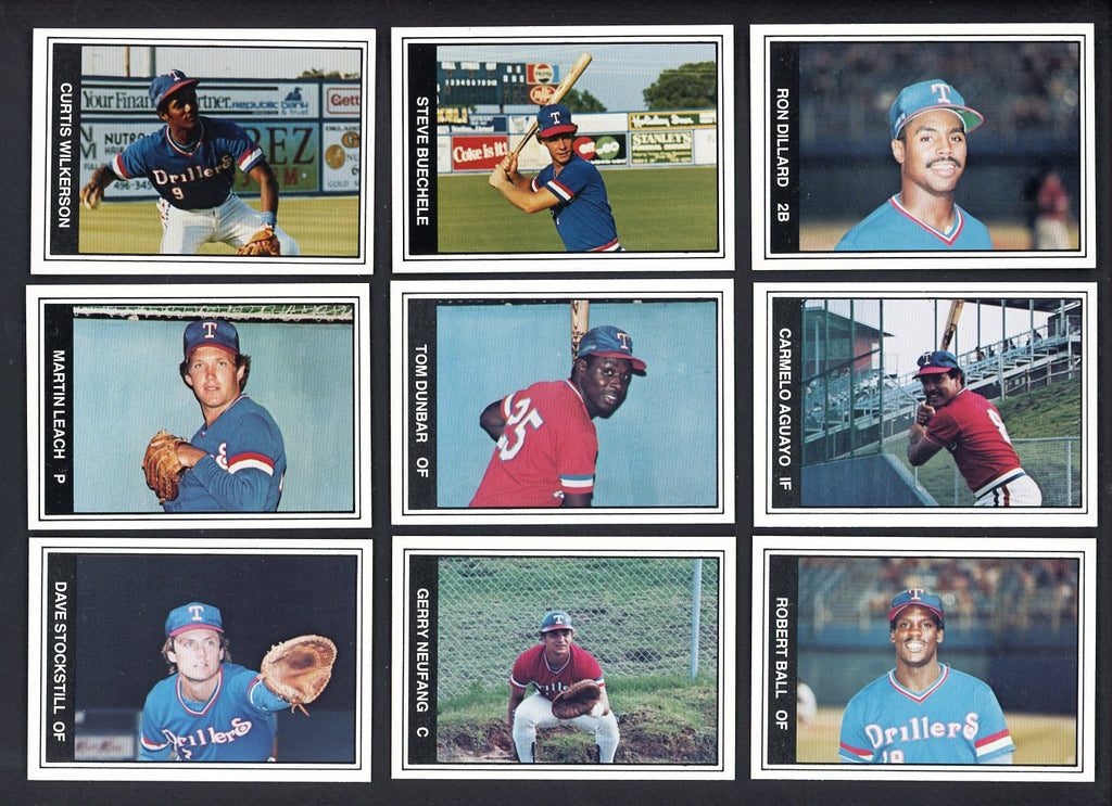 1982 TCMA Tulsa Drillers Complete Set Steve Buechele 543526