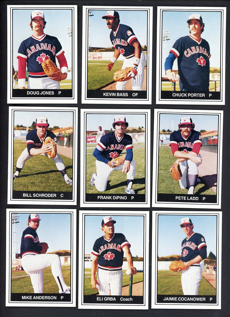 1982 TCMA Vancouver Canadians Complete Set Kevin Bass 543527