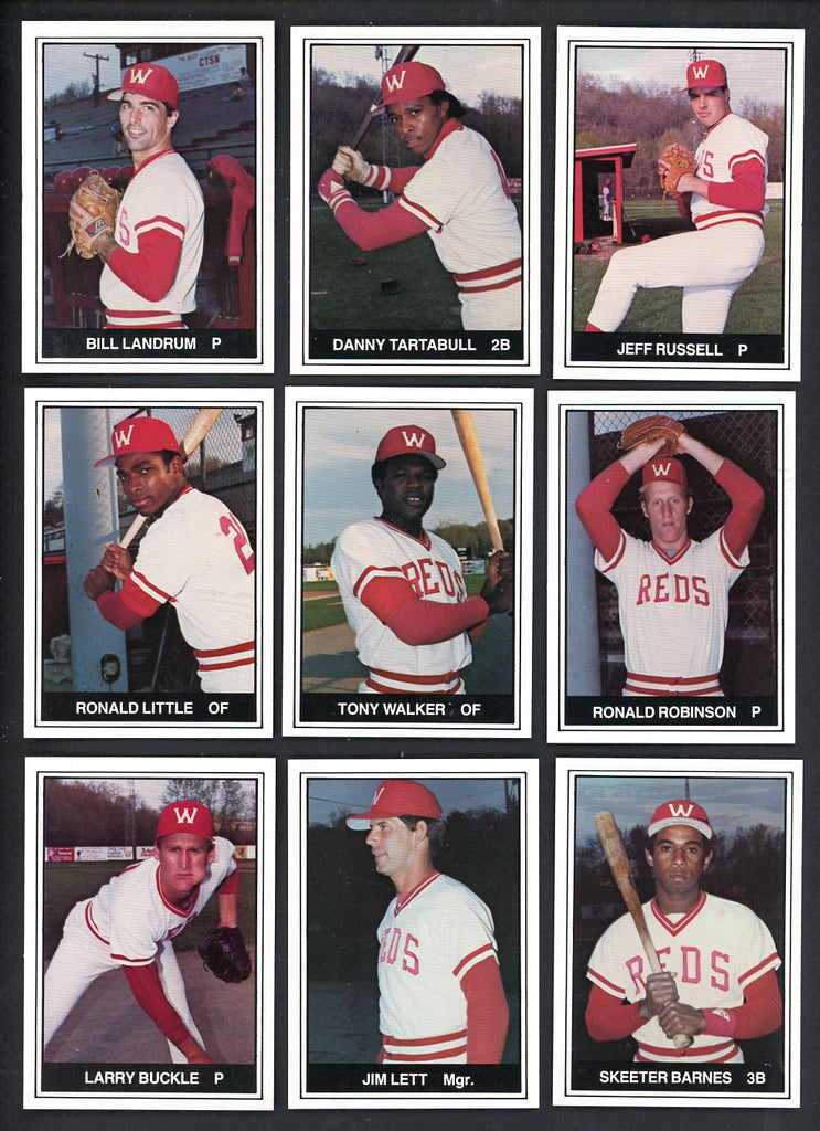 1982 TCMA Waterbury Reds Complete Set Danny Tartabull 543529