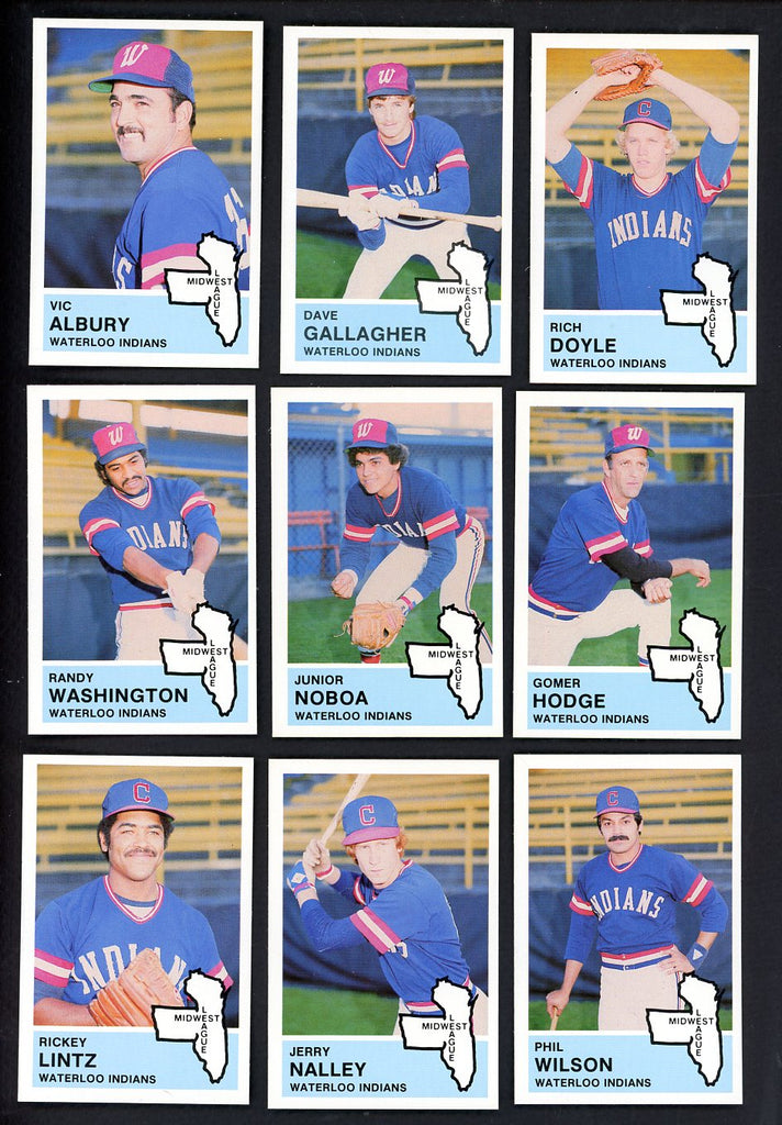 1982 Fritsch Waterloo Indians Complete Set Vic Albury 543530