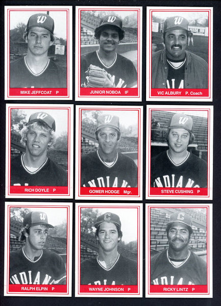 1982 TCMA Waterloo Indians Complete Set Mike Jeffcoat 543531