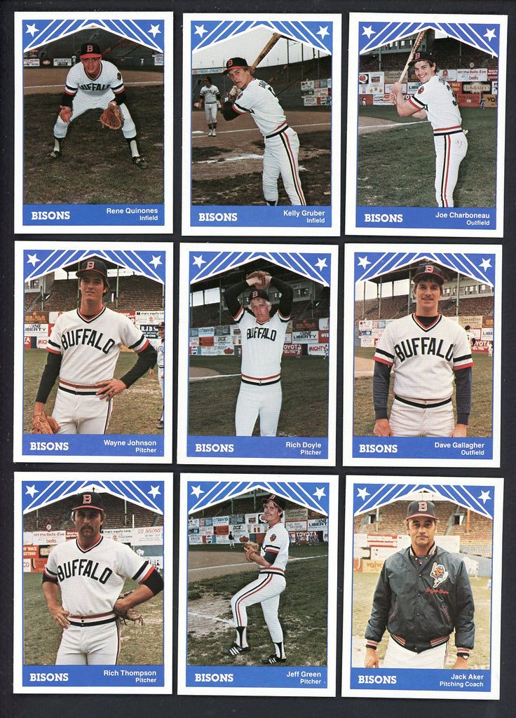 1983 TCMA Buffalo Bisons Complete Set Joe Charboneau 543541