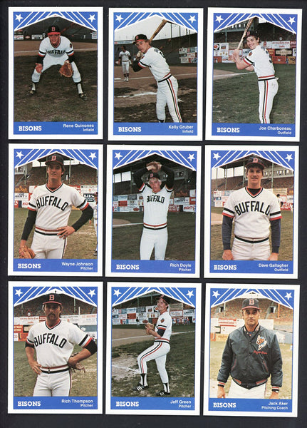 1983 TCMA Buffalo Bisons Complete Set Joe Charboneau 543541