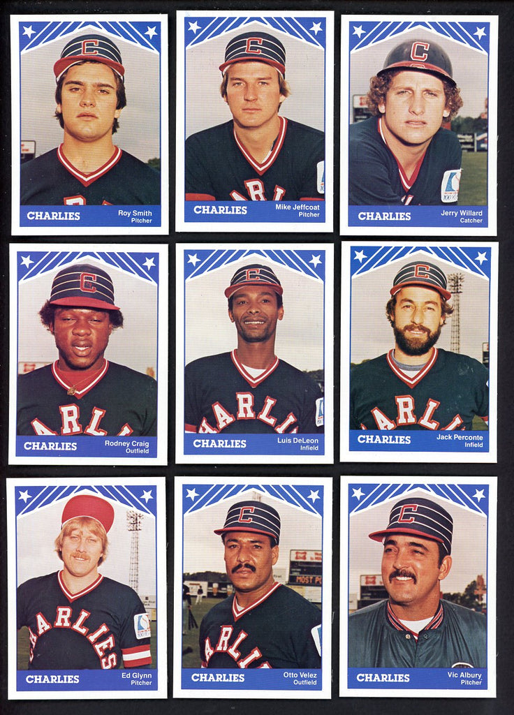 1983 TCMA Charleston Charlies Complete Set Otto Velez 543542