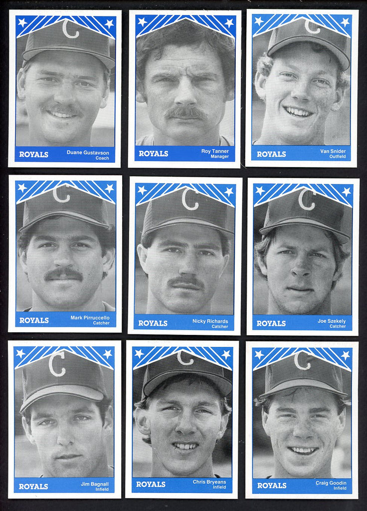 1983 TCMA Charleston Royals Complete Set Roy Tanner 543543