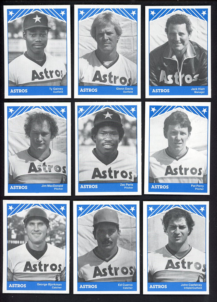 1983 TCMA Columbus Astros Complete Set Glenn Davis 543545