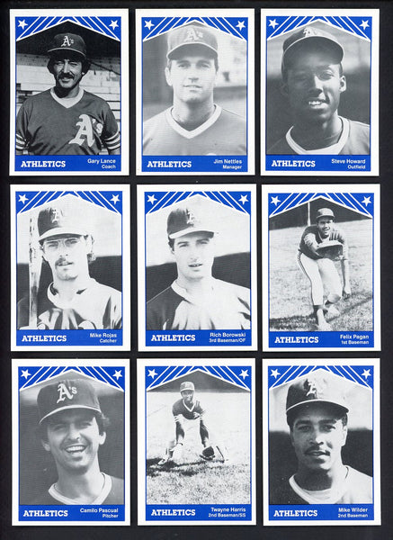 1983 TCMA Idaho Falls A's Complete Set Jim Nettles 543550