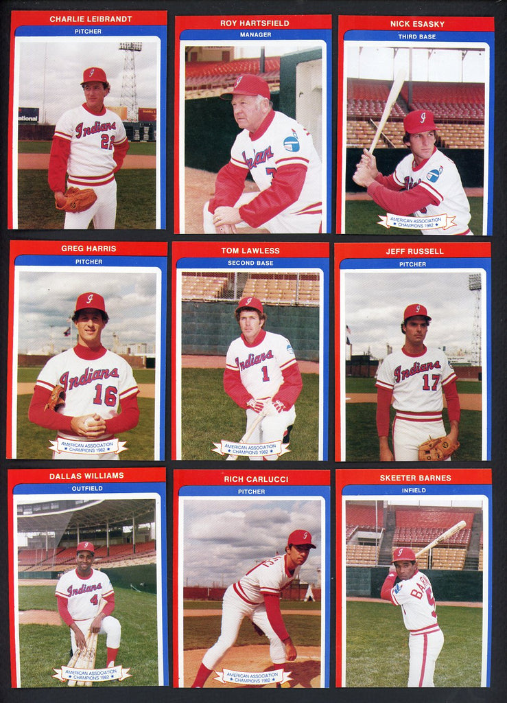 1983 Team Issue Indianapolis Indians Complete Set Nick Esasky 543551