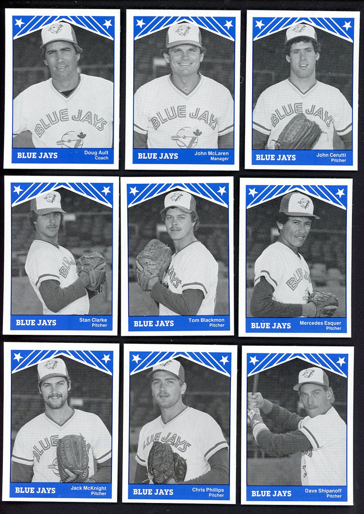 1983 TCMA Knoxville Blue Jays Complete Set John Cerutti 543553