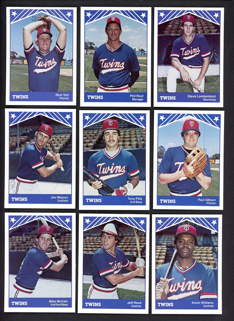 1983 TCMA Orlando Twins Complete Set Jeff Reed 543560