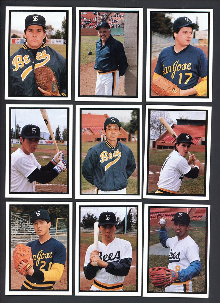 1983 Colla San Jose Bees Complete Set Hiro Shiramata 543564