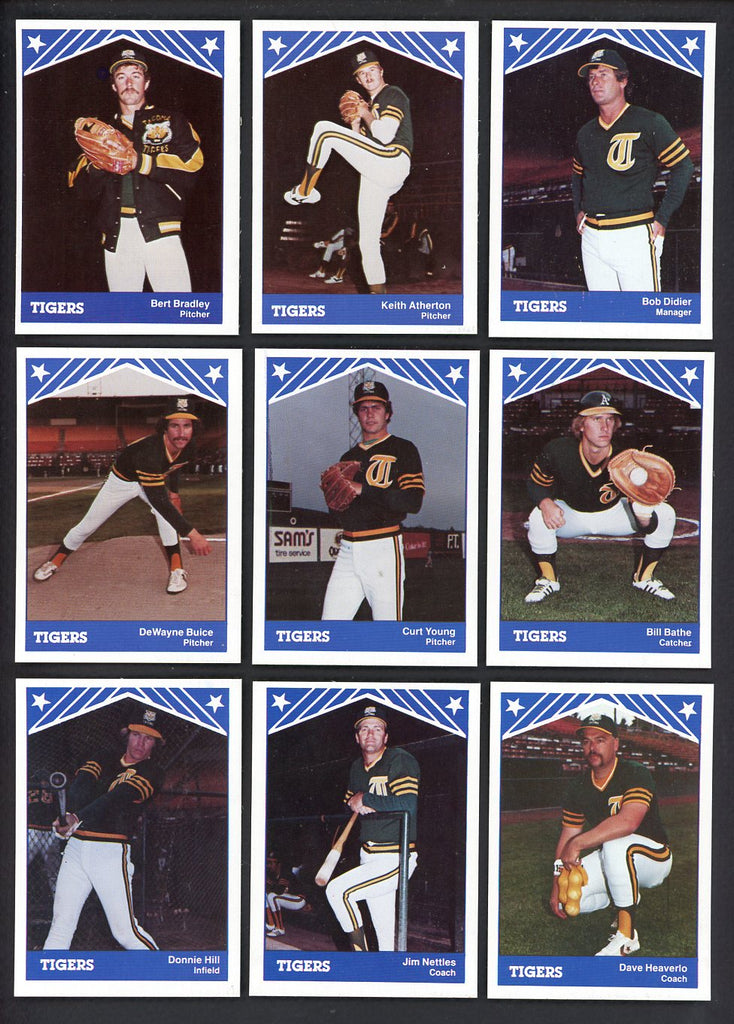 1983 TCMA Tacoma Tigers Complete Set Curt Young 543566