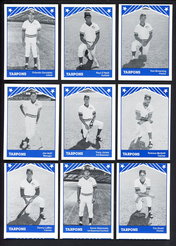 1983 TCMA Tampa Tarpons Complete Set Paul O'Neill 543567