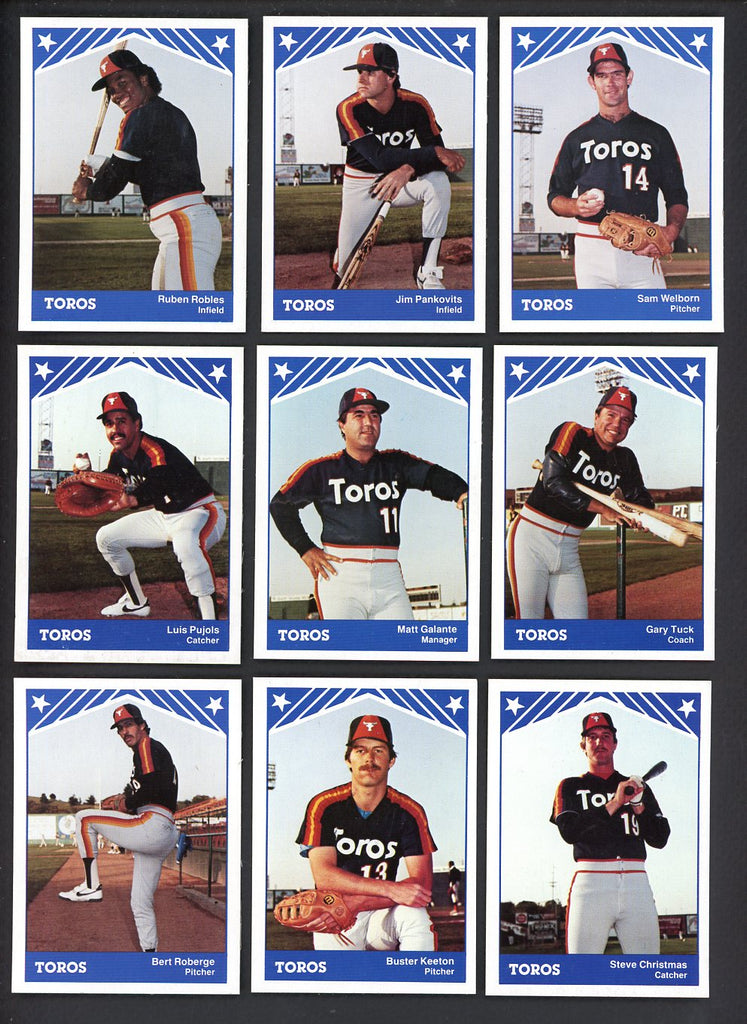1983 TCMA Tucson Toros Complete Set Jim Pankovits 543570