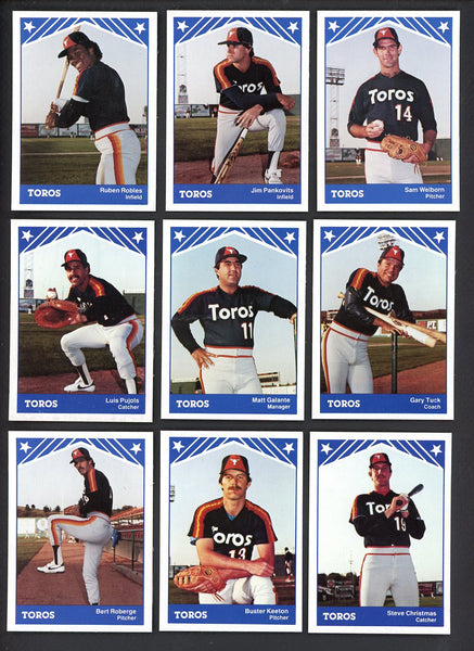 1983 TCMA Tucson Toros Complete Set Jim Pankovits 543570