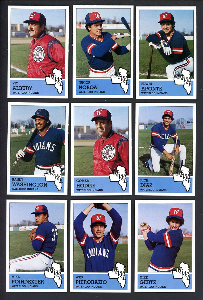 1983 Fritsch Waterloo Indians Complete Set Vic Albury 543572