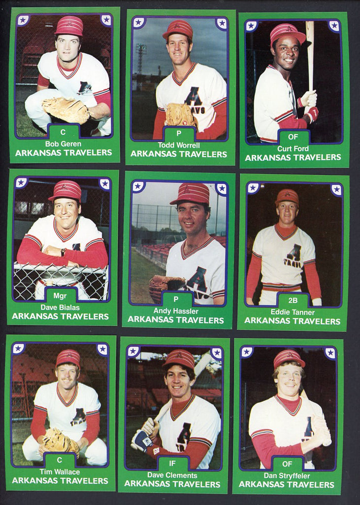 1984 TCMA Arkansas Travelers Complete Set Todd Worrell 543576