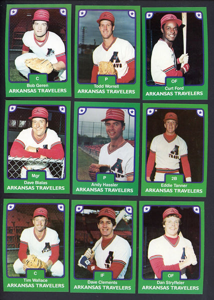 1984 TCMA Arkansas Travelers Complete Set Todd Worrell 543576