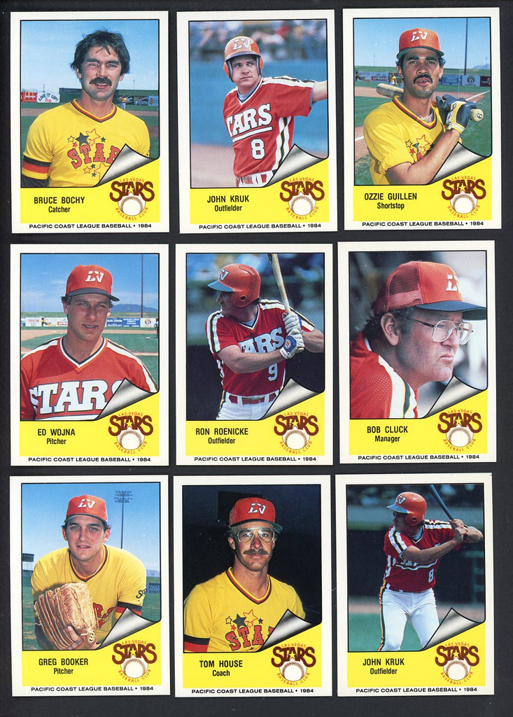 1984 Cramer Las Vegas Stars Complete Set John Kruk 543591