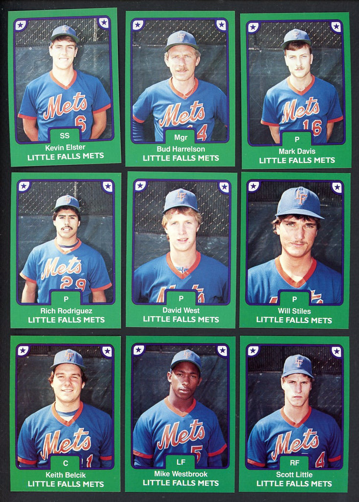 1984 TCMA Little Falls Mets Complete Set Kevin Elster 543592