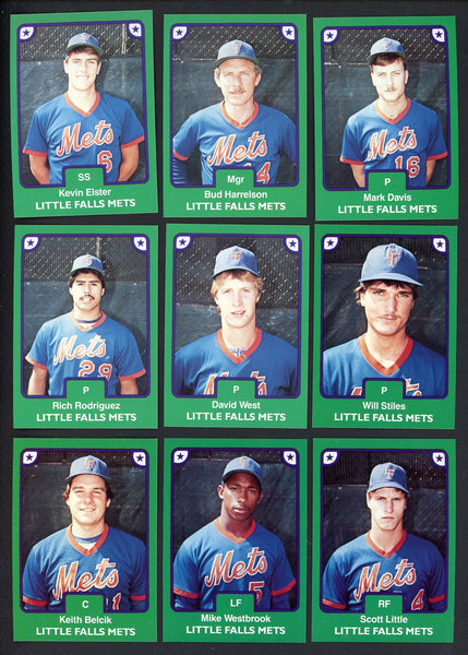 1984 TCMA Little Falls Mets Complete Set Kevin Elster 543592