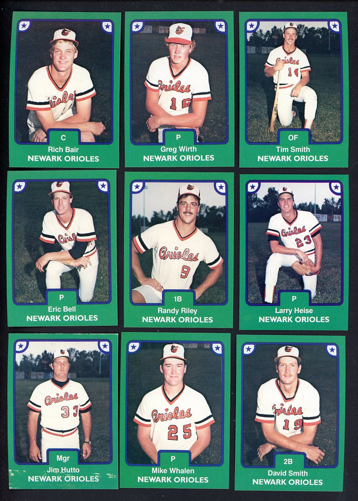 1984 TCMA Newark Orioles Complete Set Jim Hutto 543595