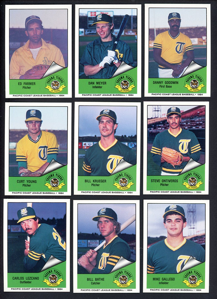 1984 Cramer Tacoma Tigers Complete Set Mike Gallego 543604