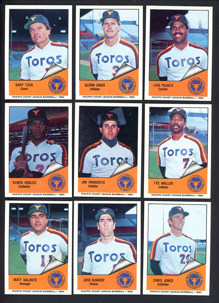 1984 Cramer Tucson Toros Complete Set Glenn Davis 543606