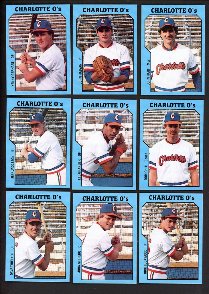 1985 TCMA Charlotte O's Complete Set John Habyan 543615