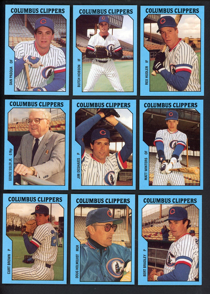 1985 TCMA Columbus Clippers Complete Set Rex Hudler 543616