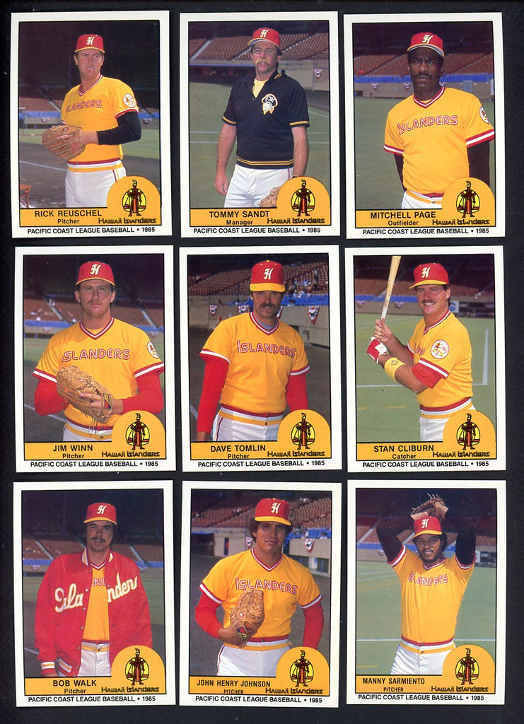 1985 Cramer Hawaii Islanders Complete Set Mitchell Page 543622
