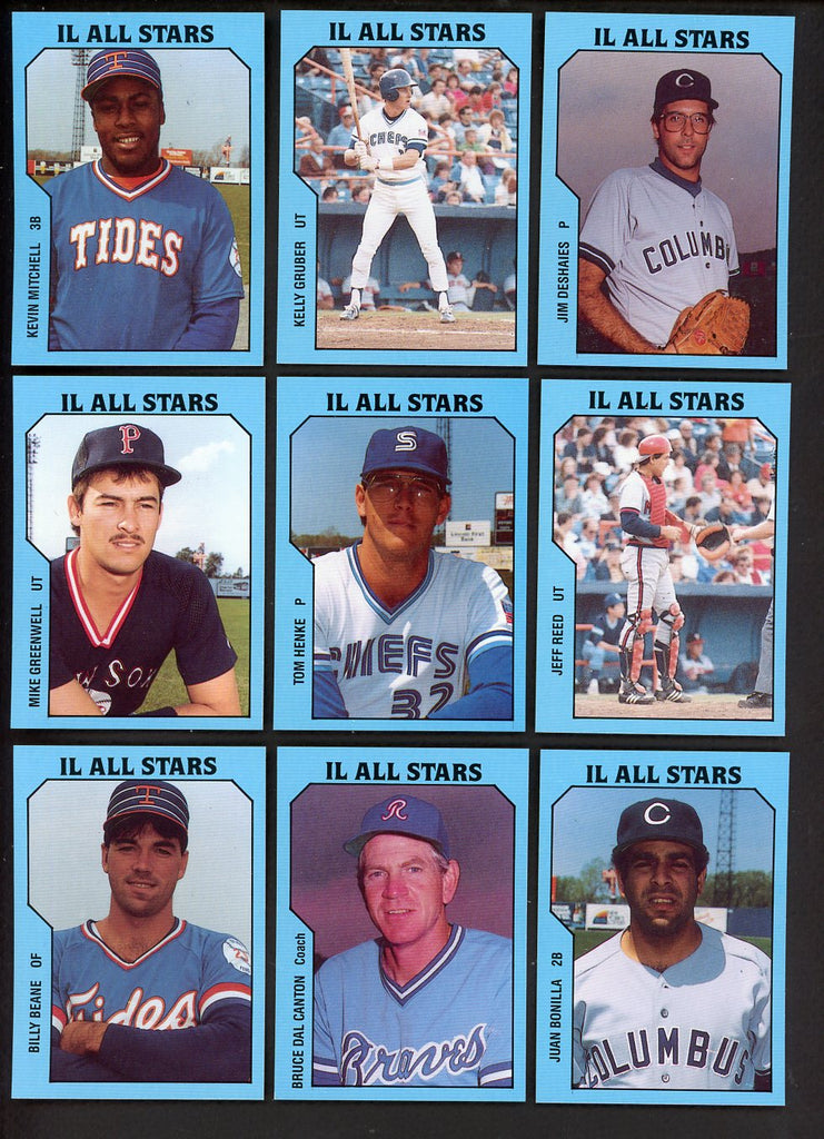 1985 TCMA International League A.S. Complete Set Mike Greenwell 543624