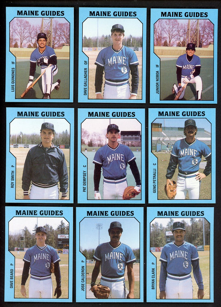 1985 TCMA Maine Guides Complete Set Geno Petralli 543633