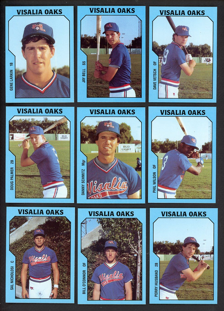 1985 TCMA Visalia Oaks Complete Set Jay Bell 543656