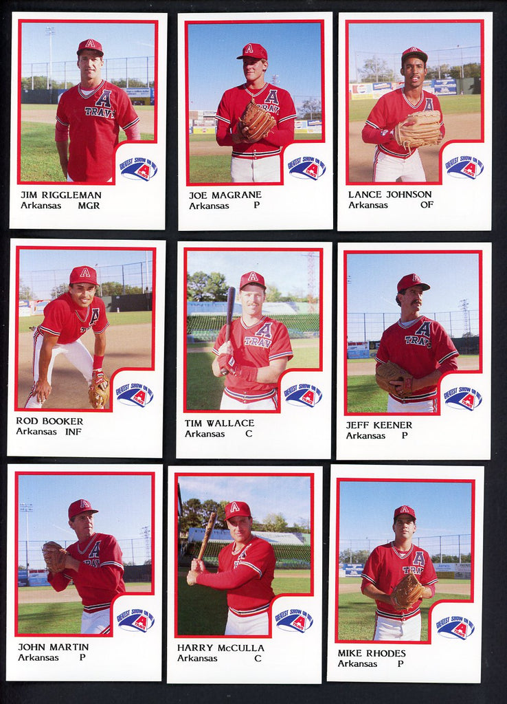 1986 Pro Card Arkansas Travelers Complete Set Lance Johnson 543660