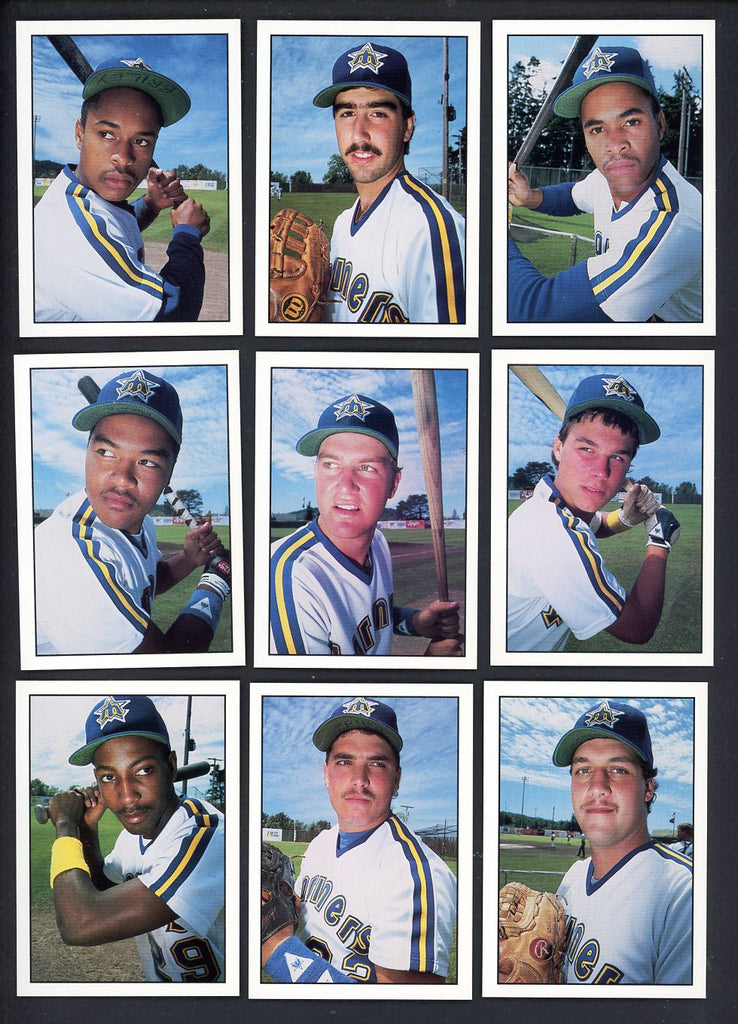 1986 Cramer Bellingham Mariners Complete Set Greg Briley 543665
