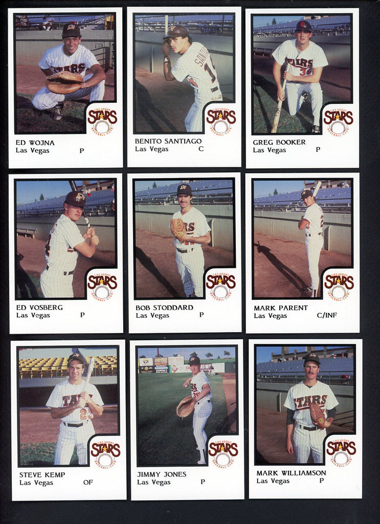 1986 Pro Card Las Vegas Stars Complete Set Benito Santiago 543696