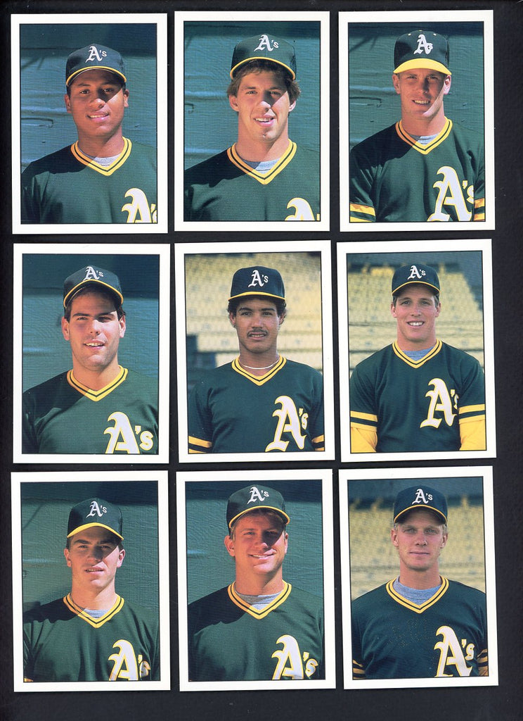 1986 Cramer Medford A's Complete Set Kevin Tapani 543703