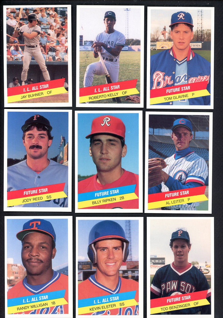 1987 TCMA International League A.S. Complete Set Tom Glavine 543755