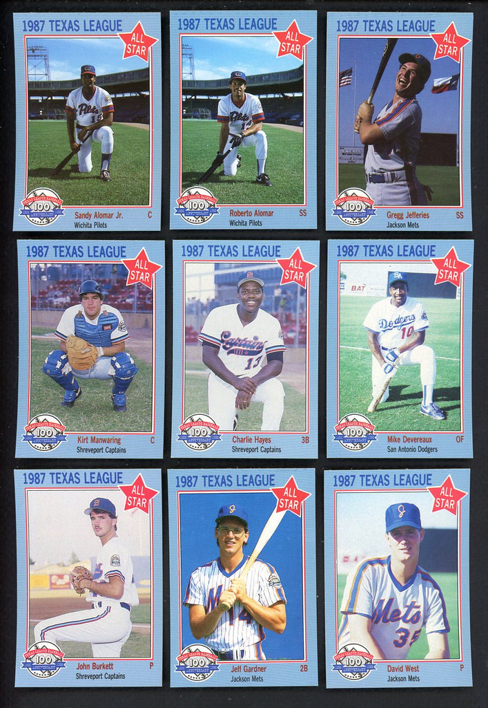 1987 Texas League All Stars Complete Set Roberto Alomar 543760