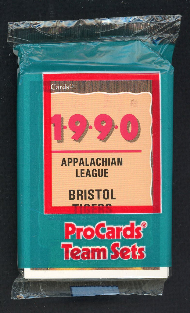 1990 Pro Card Bristol Tigers Complete Set Brian Dubois 543775
