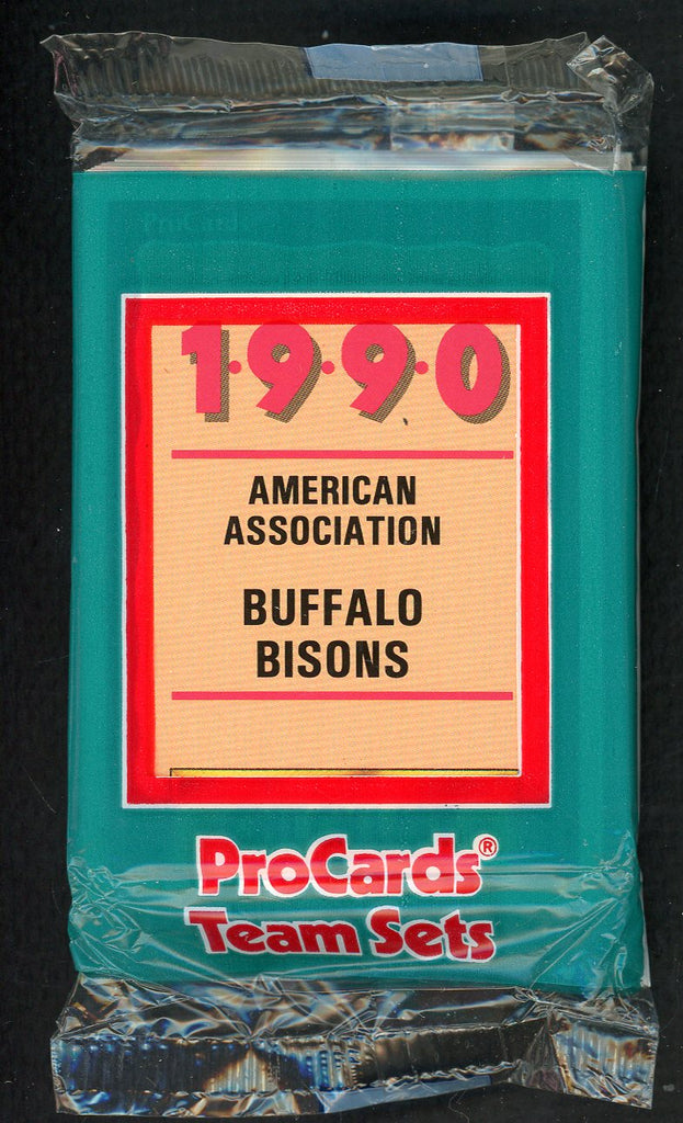 1990 Pro Card Buffalo Bisons Complete Set Tom Prince 543776