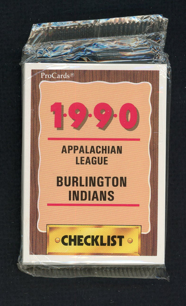 1990 Pro Card Burlington Indians Complete Set Jim Thome 543777
