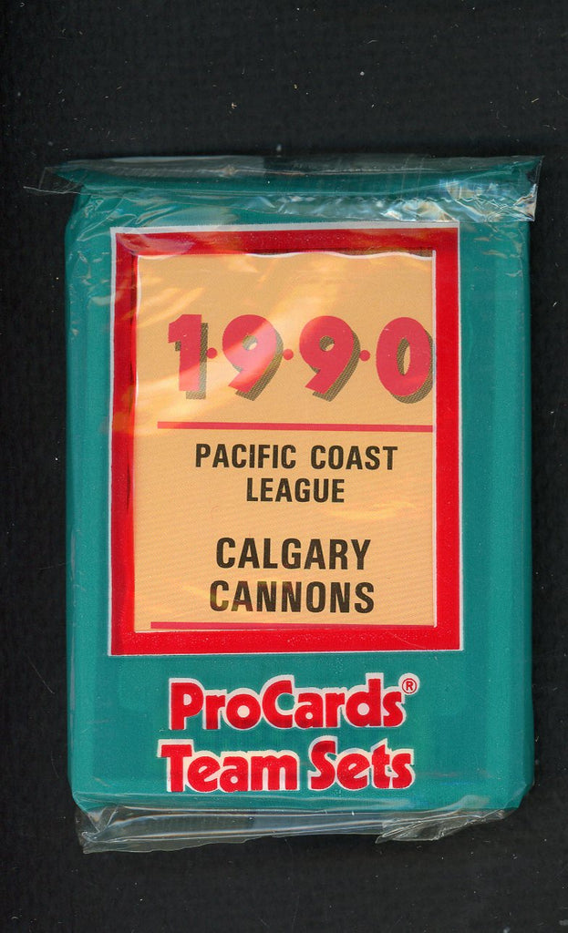 1990 Pro Card Calgary Cannons Complete Set Tino Martinez 543780